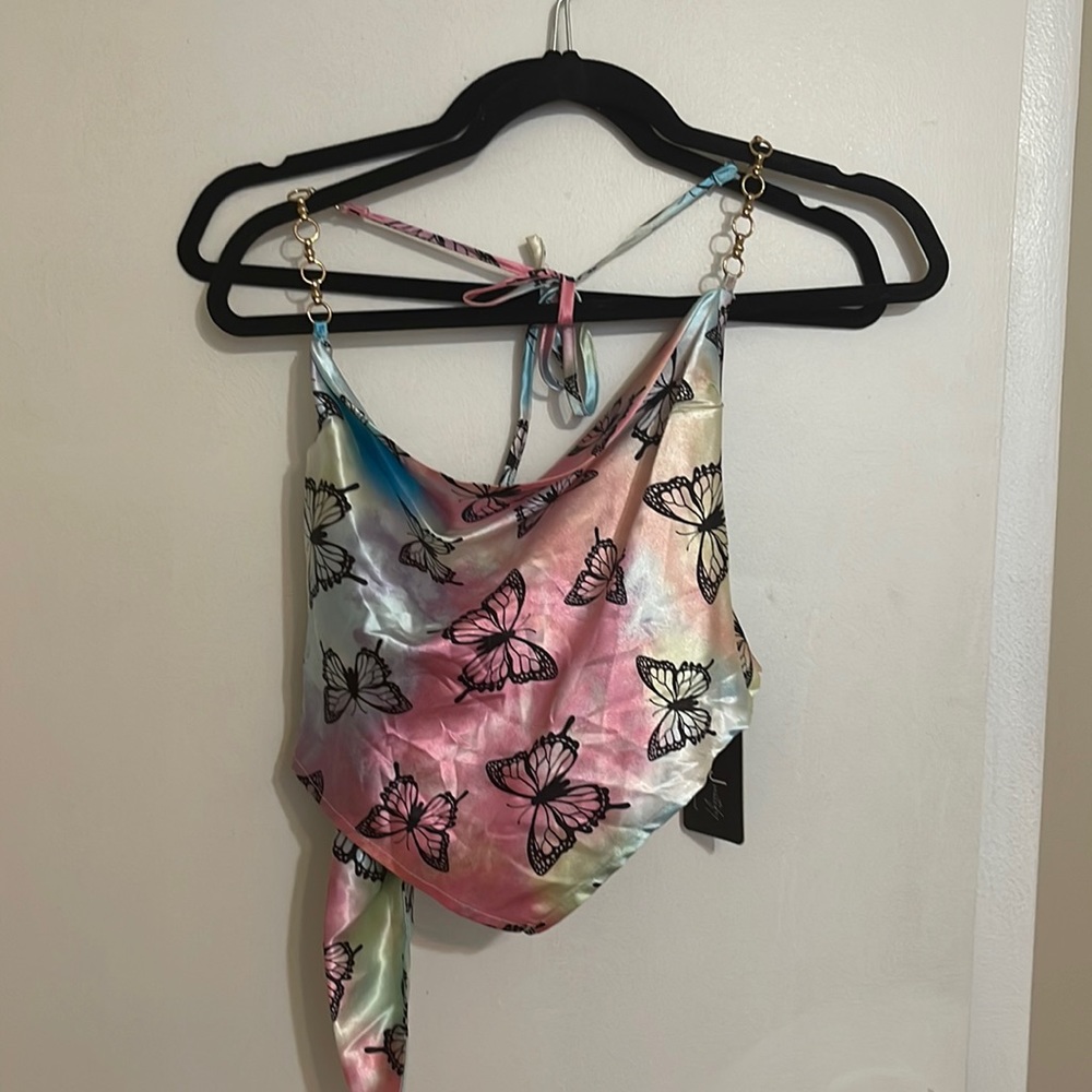 Satin top